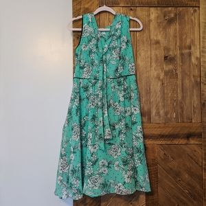 Elle Mint Green floral dress.